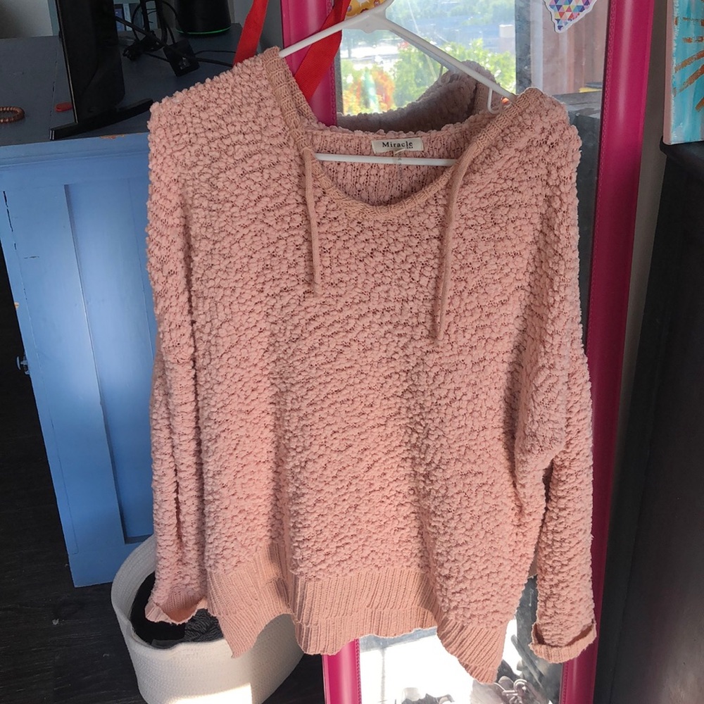 Sherpa style pullover SIZE M/L